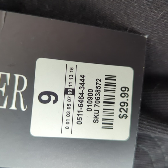 High rise wide leg carpenter black jeans size 9 - Picture 4 of 8